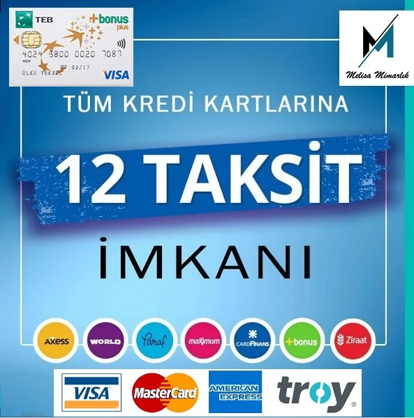 TÜM KREDİ KARTLARINA 12 TAKSİT İMKANI